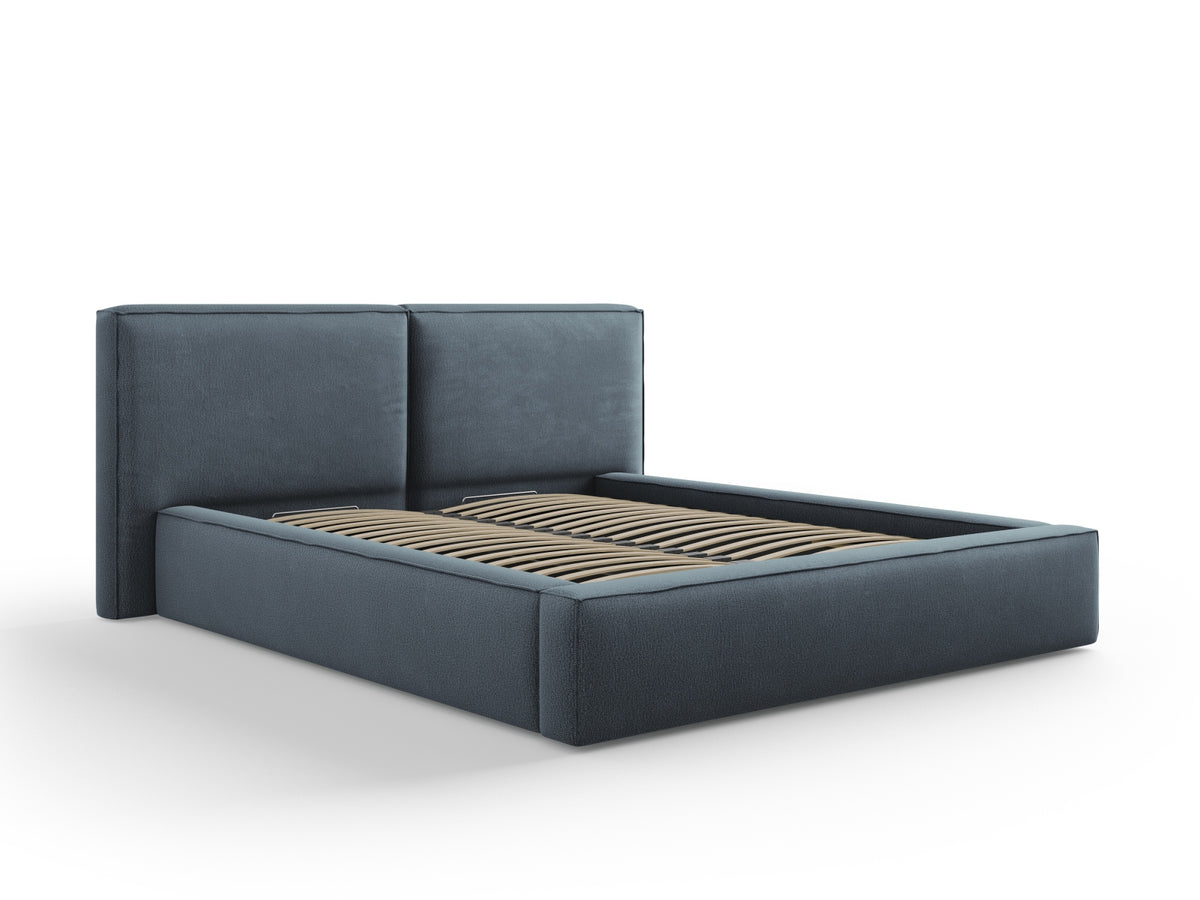 Letto contenitore con testiera doppia, "Jodie", 228x214x97,5
