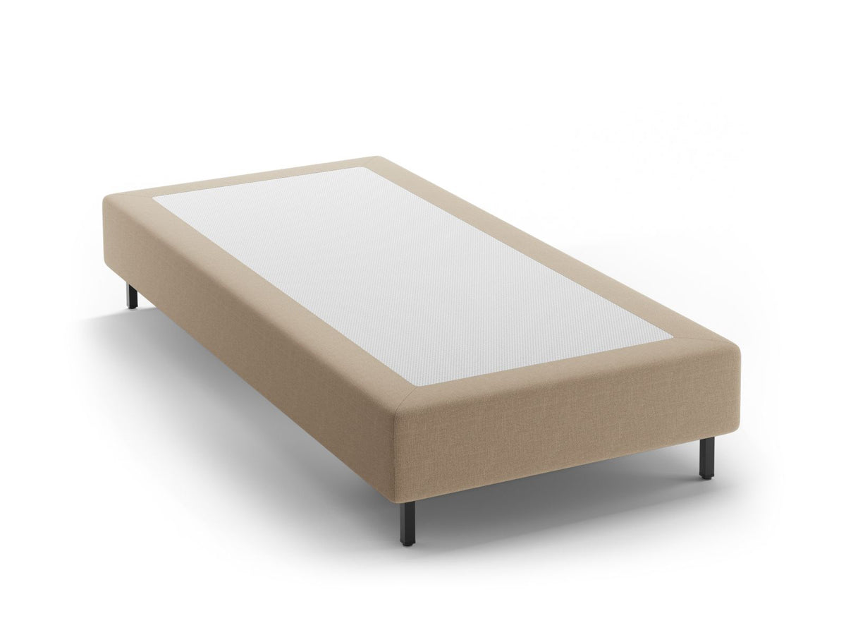 Base Letto Whale Gambe metallo nero - Beige 100x200