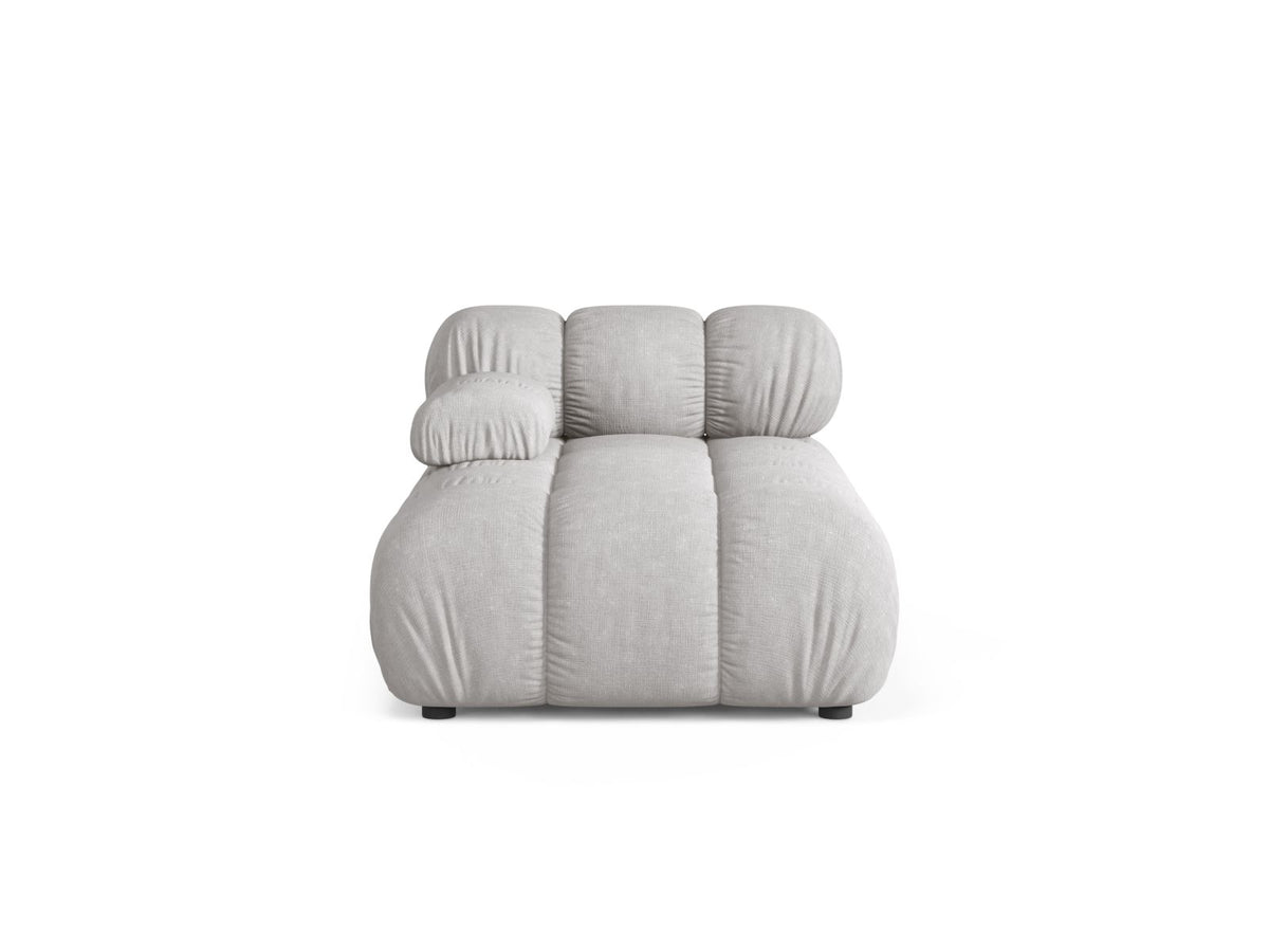 Chaise Longue Sinistra, "Bellis", 1 Posto, 155x94x70 - Grigio Chiaro