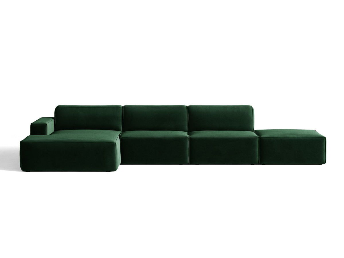 Divano Angolare Componibile Jodie, 5 Posti, 162x341x77