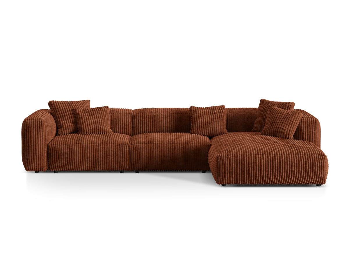 Divano Angolare Componibile XL Martina, 3 Posti, 176x330x75