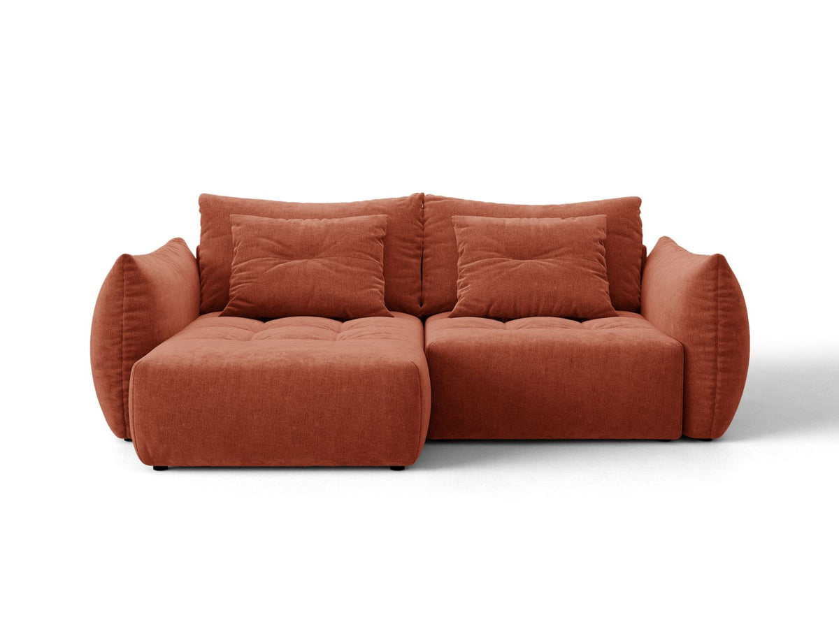 Divano Letto Angolare Componibile con Contenitore Bloom, 3 Posti, 152x250x87