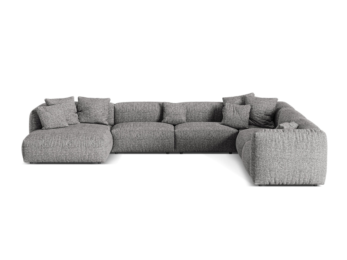 Divano Angolare Componibile XL Martina, 6 Posti, 316x406x75