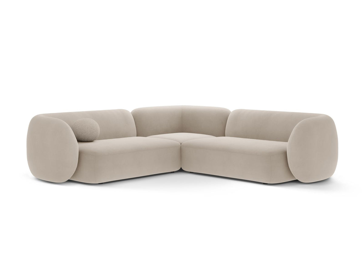 Divano Angolare Simmetrico Componibile Kate, 5 Posti, 252x252x76