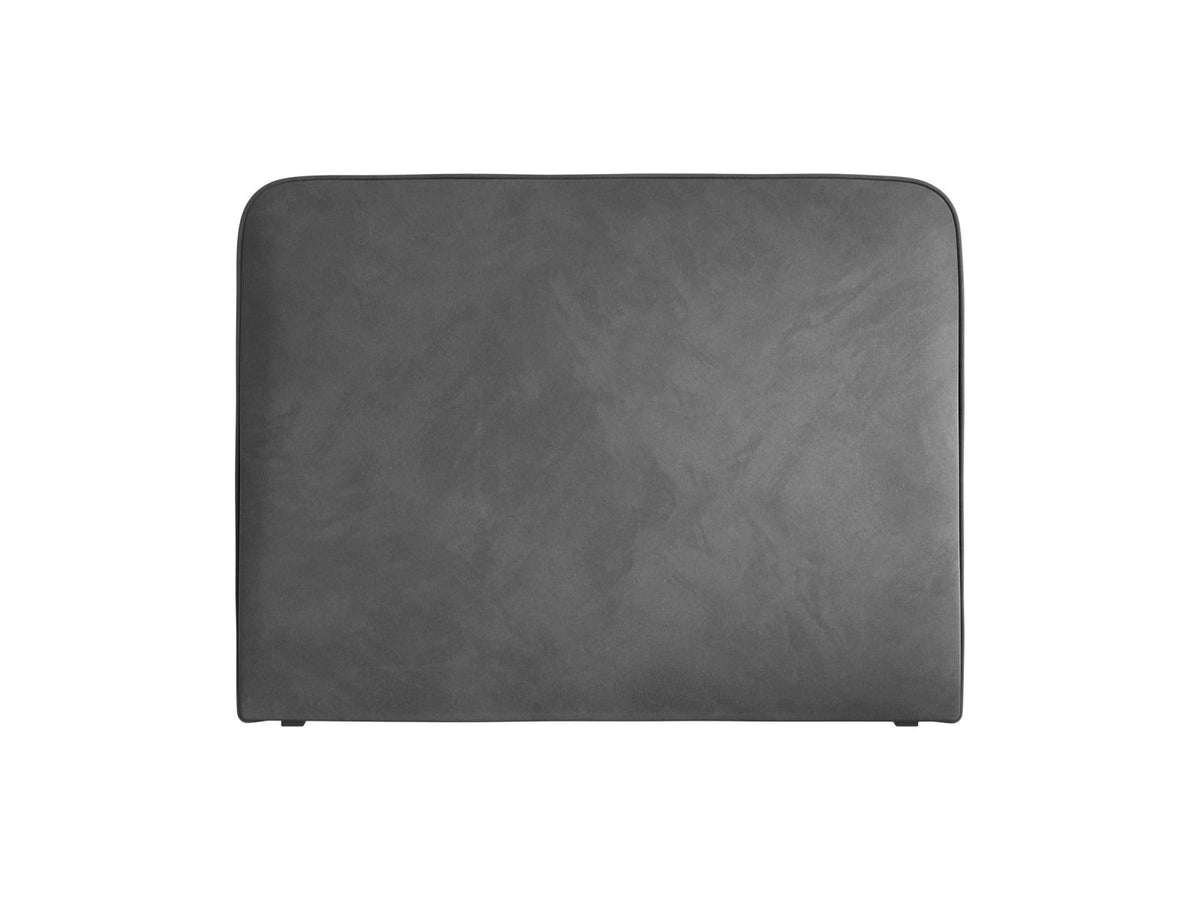 Testiera Jamie Alta 120 cm - Grigio 180x200