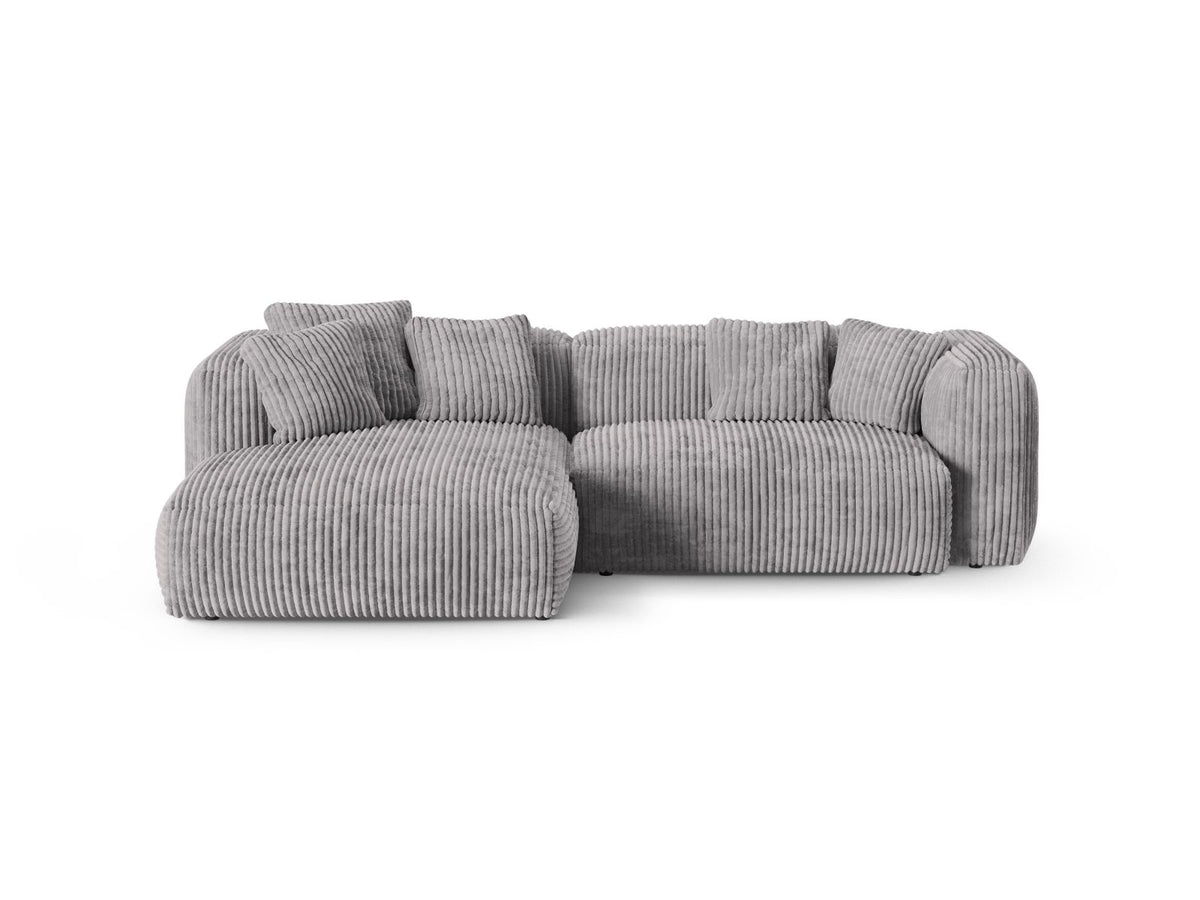 Divano Angolare Componibile XL Martina Seduta Profonda, 2 Posti, 176x280x75