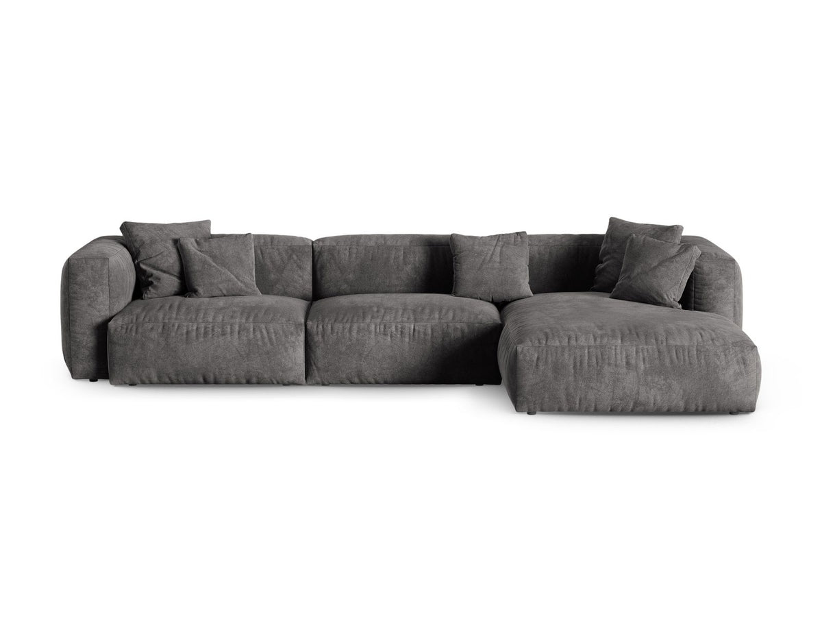 Divano Angolare Componibile XL Martina Seduta Profonda, 3 Posti, 176x330x75