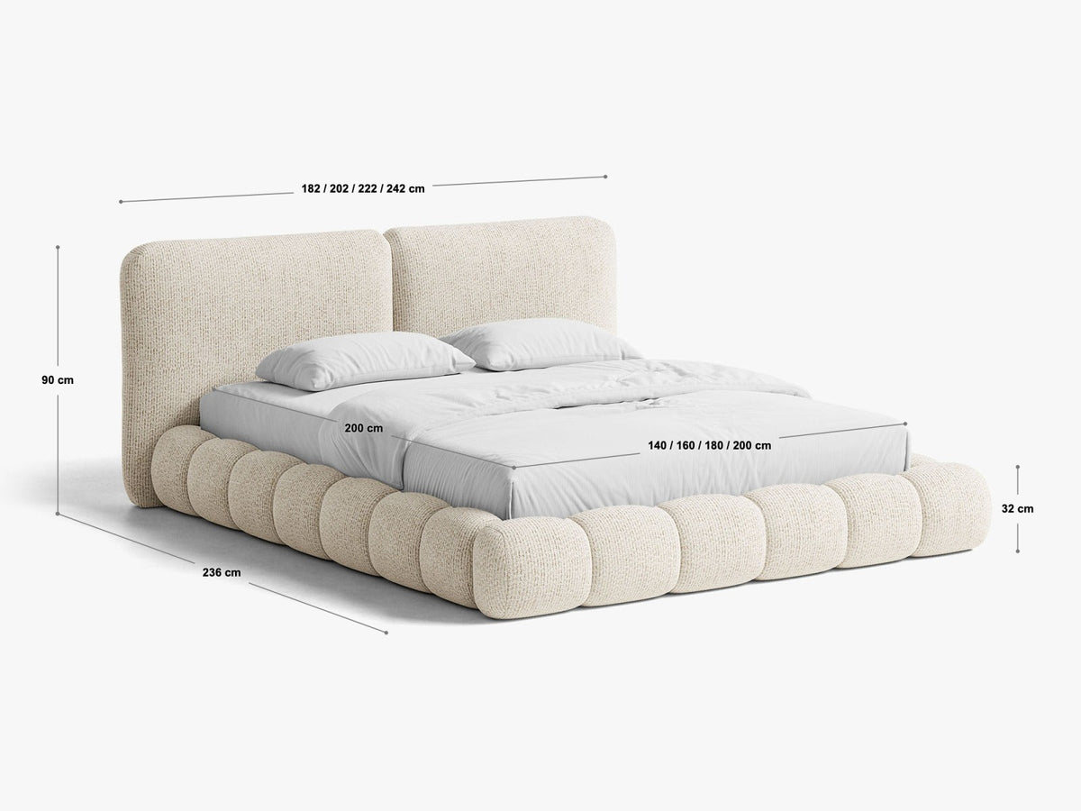 Letto Contenitore con Testata Solange