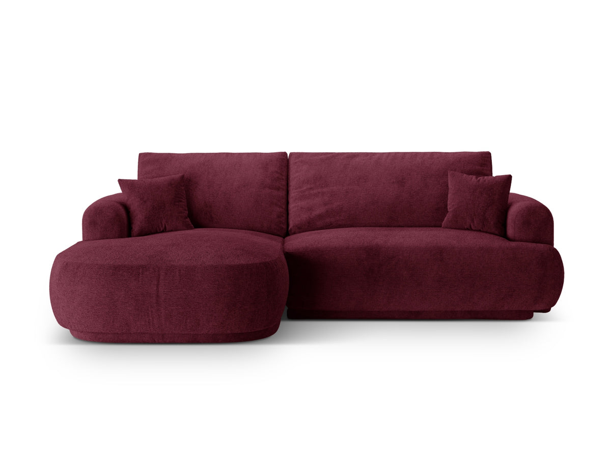 Divano Letto Angolare Componibile con Contenitore Ella, 5 Posti, 174x271x88