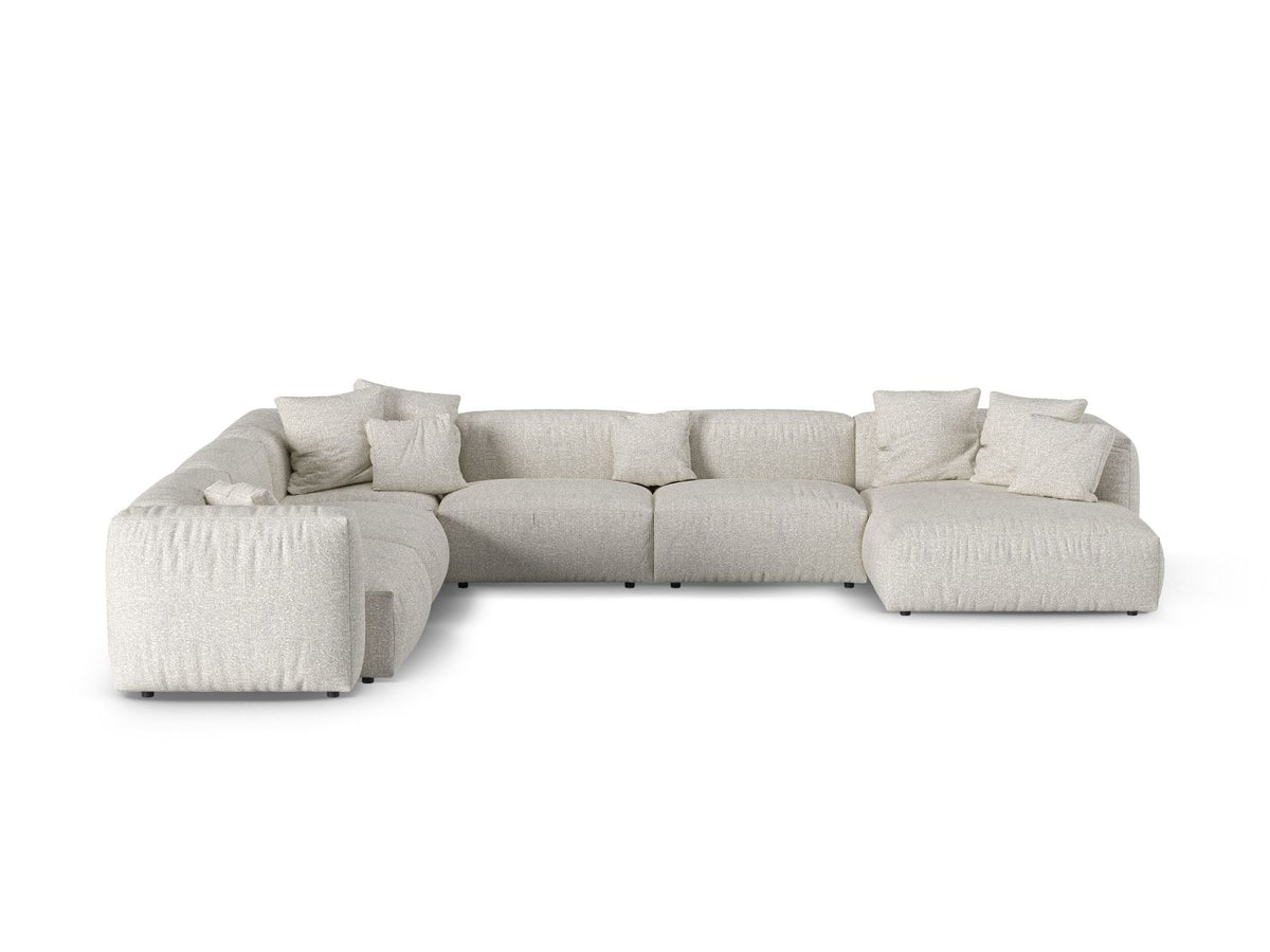 Divano Angolare Componibile XL Martina, 6 Posti, 330x420x75