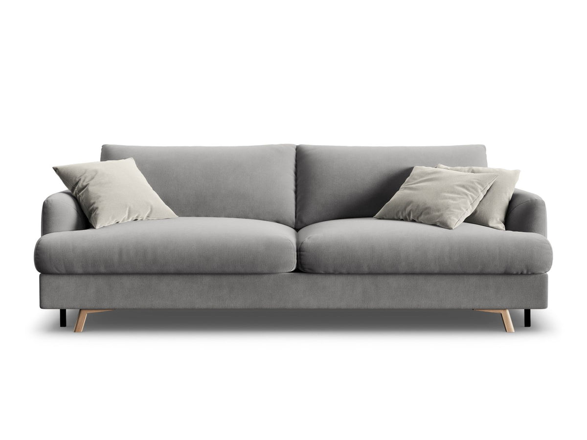 Divano Letto con Contenitore Naomi, 3 Posti, 110x233x95
