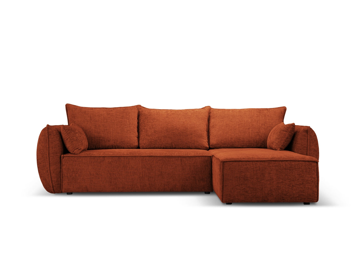 Divano angolare con funzione letto e box, "Kaelle", 4 posti, 252x165x87
