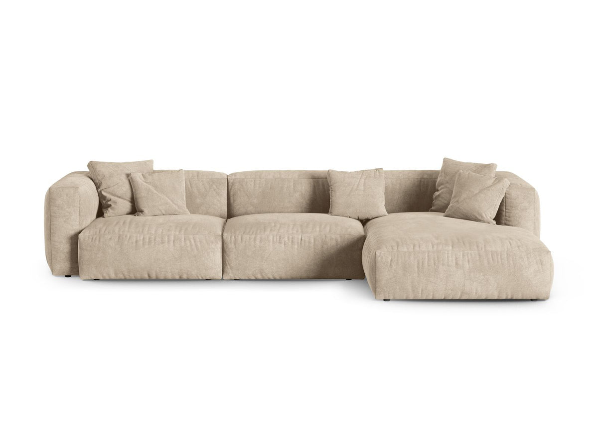 Divano Angolare Componibile XL Martina Seduta Profonda, 3 Posti, 176x330x75
