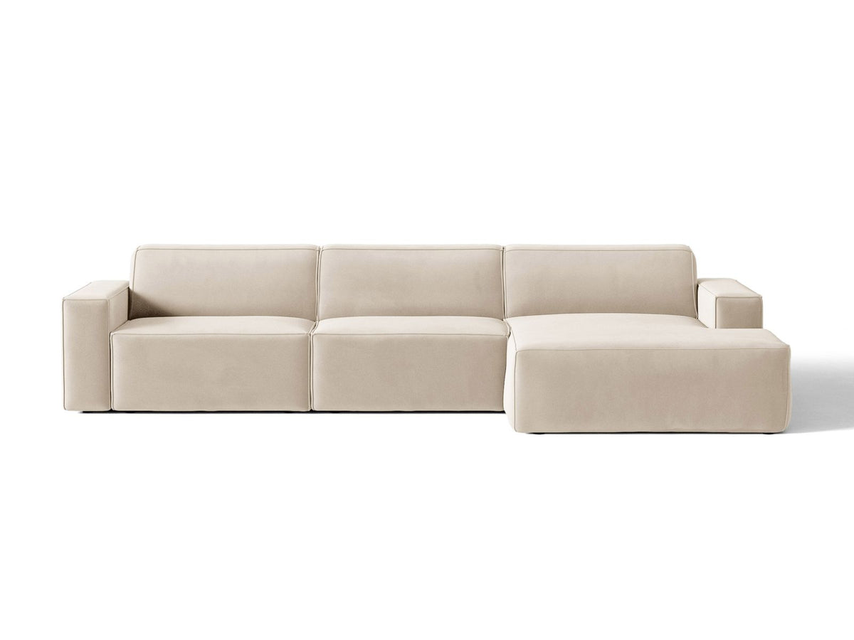 Divano Angolare Componibile Jodie, 4 Posti, 162x284x77