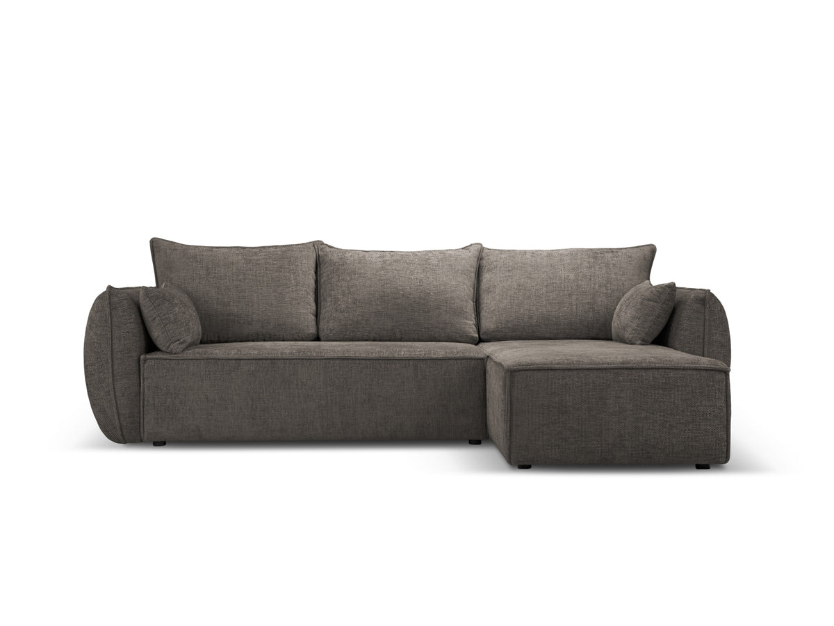 Divano angolare con funzione letto e box, "Kaelle", 4 posti, 252x165x87