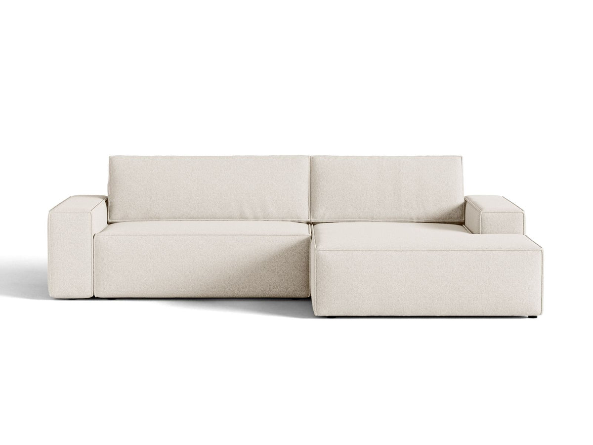 Divano Letto Angolare con Contenitore Jodie, 3 Posti, 151x246x86