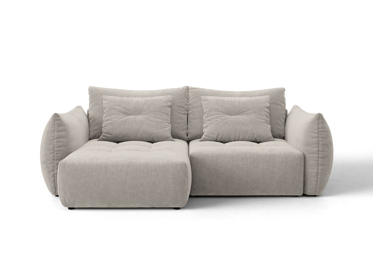 Divano Letto Angolare Componibile con Contenitore Bloom, 3 Posti, 152x250x87