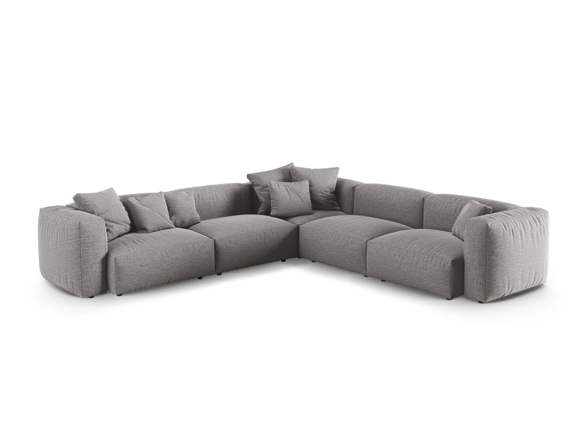 Divano Angolare Simmetrico Componibile XL Martina, 5 Posti, 330x330x75
