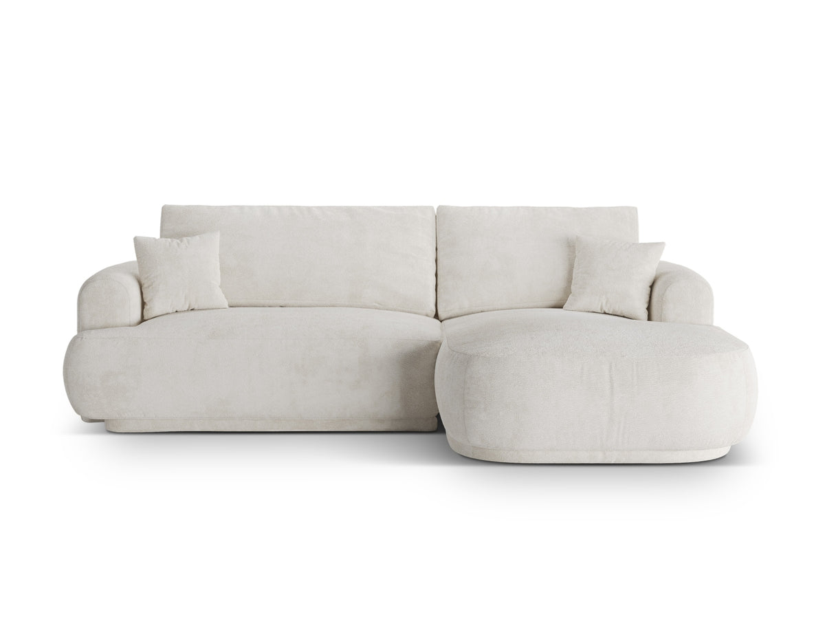 Divano Letto Angolare Componibile con Contenitore Ella, 5 Posti, 174x271x88