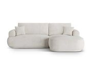 Divano Letto Angolare Componibile con Contenitore Ella, 5 Posti, 174x271x88
