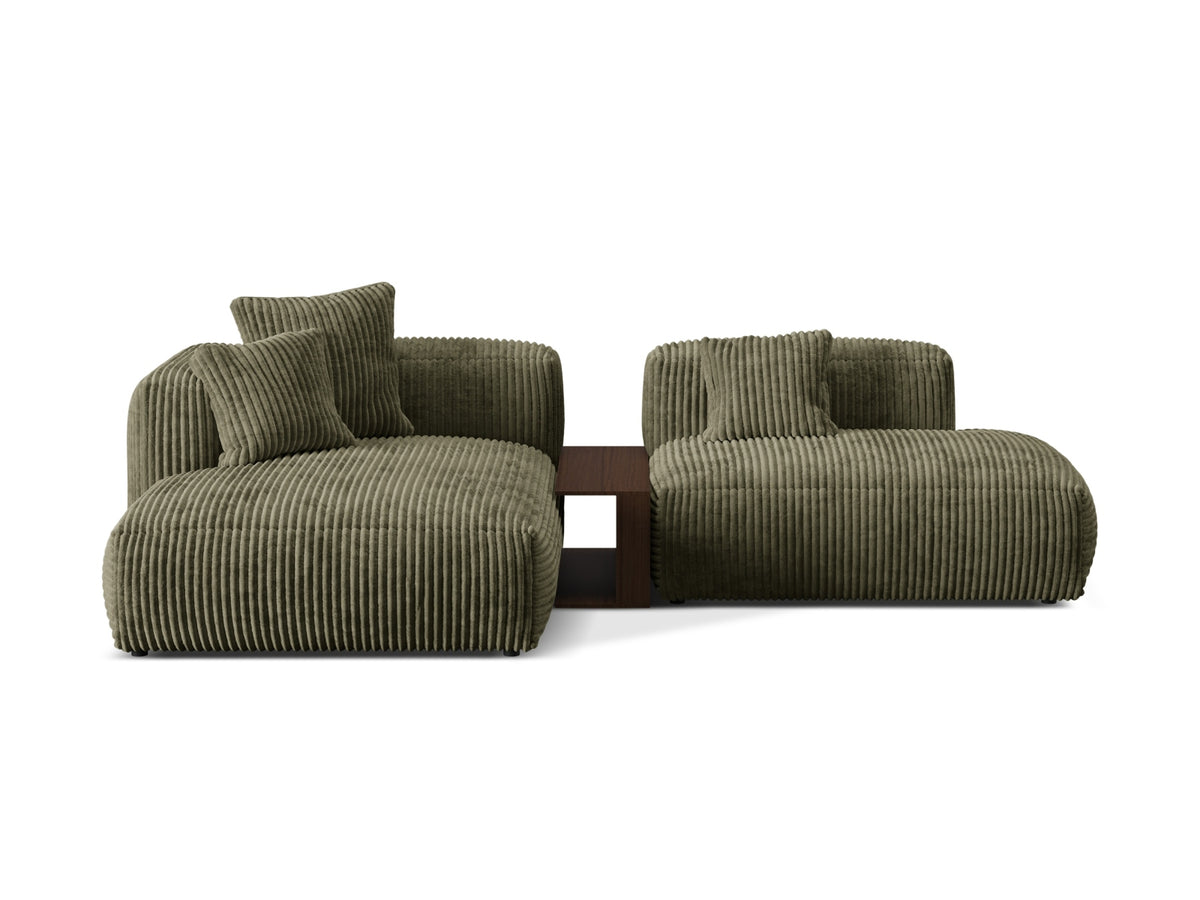 Divano Angolare Componibile Martina, 2 Posti, 176x285x75