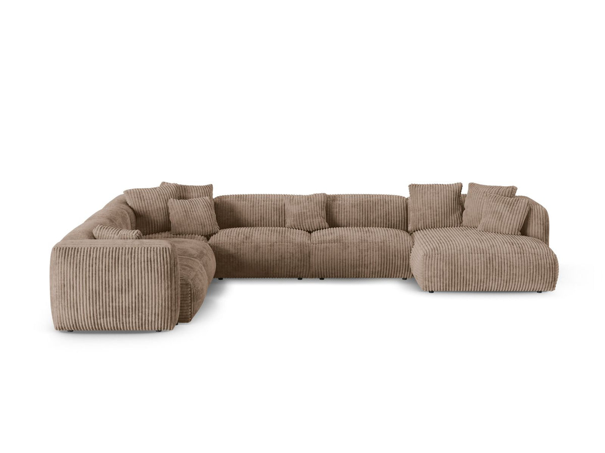 Divano Angolare Componibile XL Martina, 6 Posti, 330x420x75