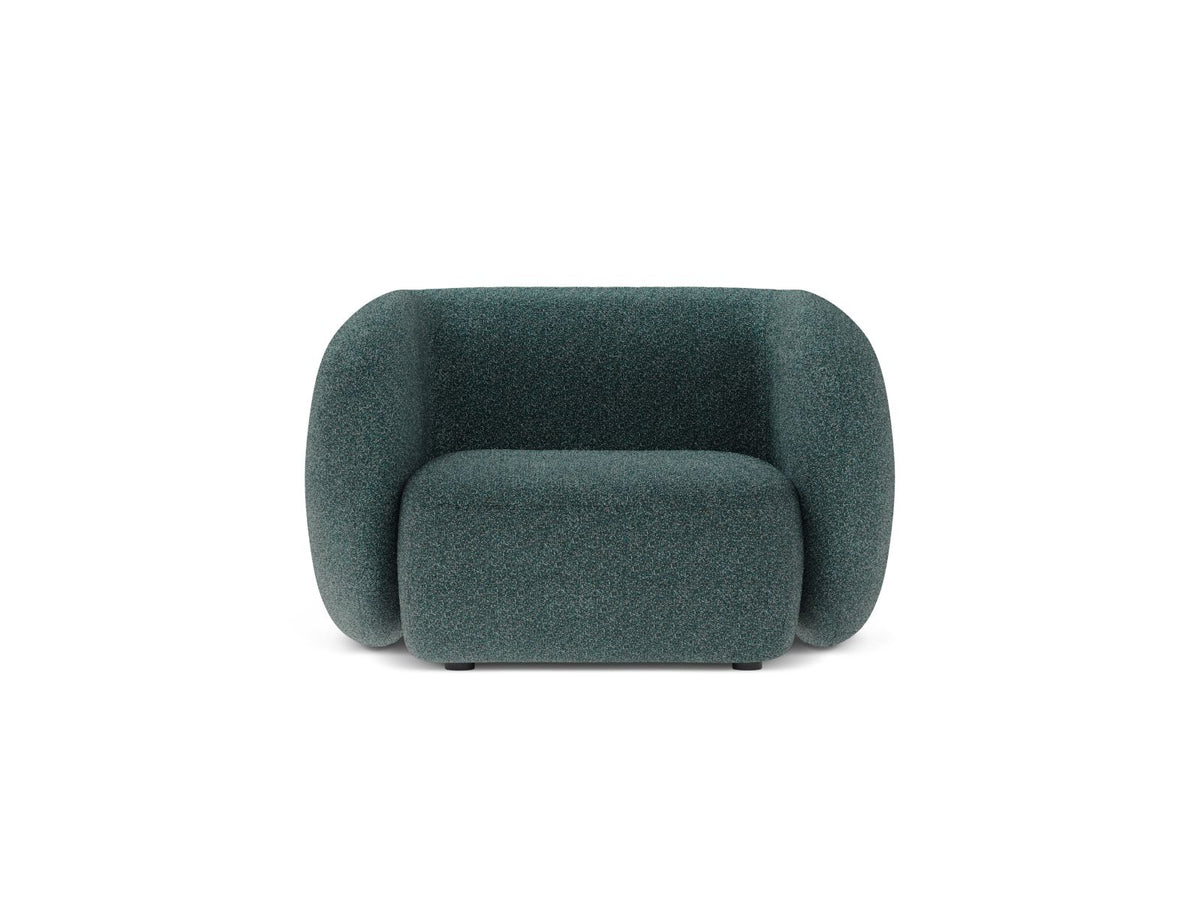 Poltrona, "Kate", 1 Posto, 108x89x76 - Verde Blu Melange