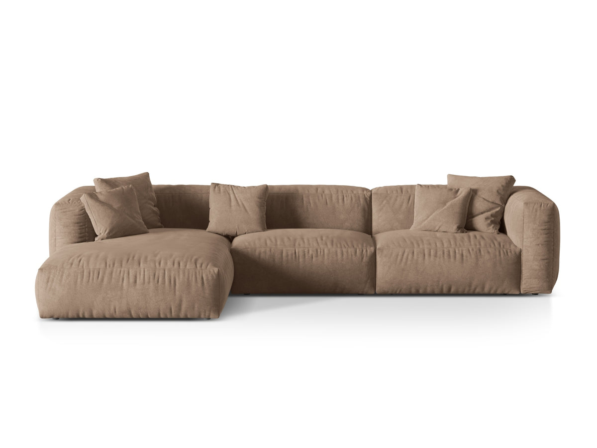 Divano Angolare Componibile XL Martina, 3 Posti, 176x330x75