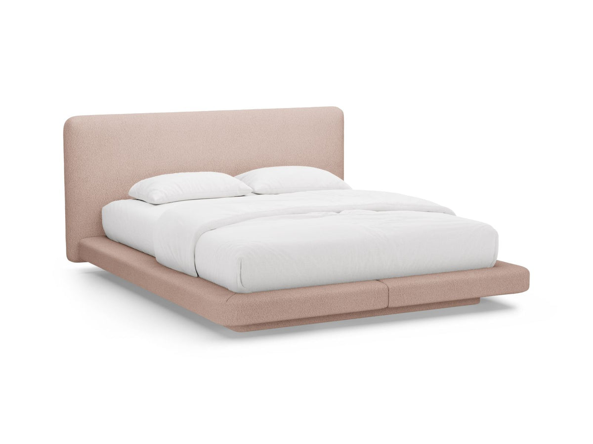 Letto con Testata, "Linea", 225x204x98 - Rosa Cipria