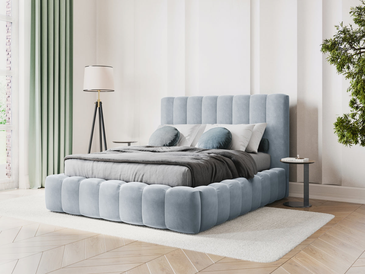 Letto contenitore con testiera, "Kelp", 230x165x125