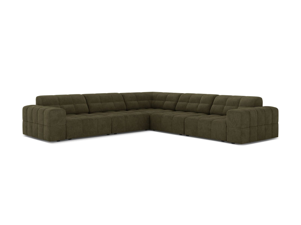 Divano Angolare Simmetrico Jennifer, 7 Posti, 285x285x78