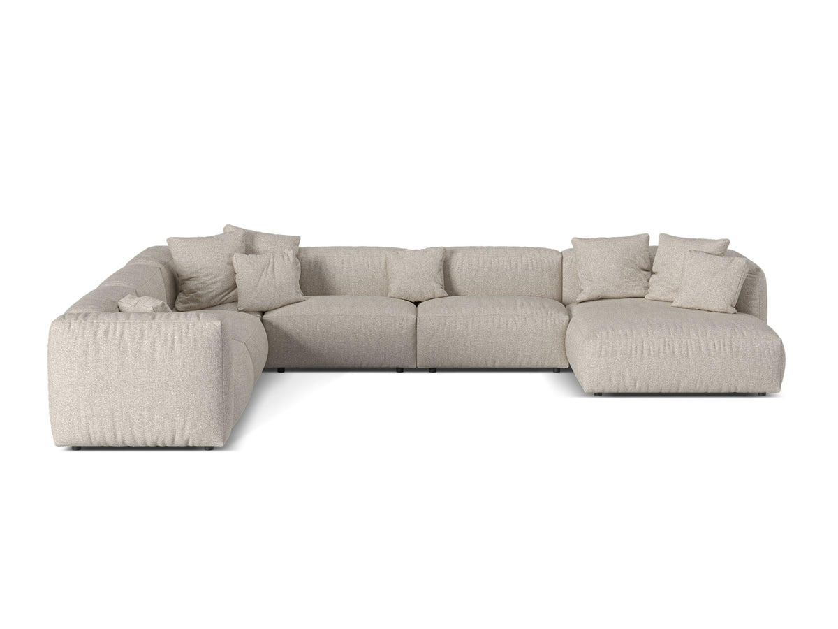 Divano Angolare Componibile XL Martina, 6 Posti, 316x406x75