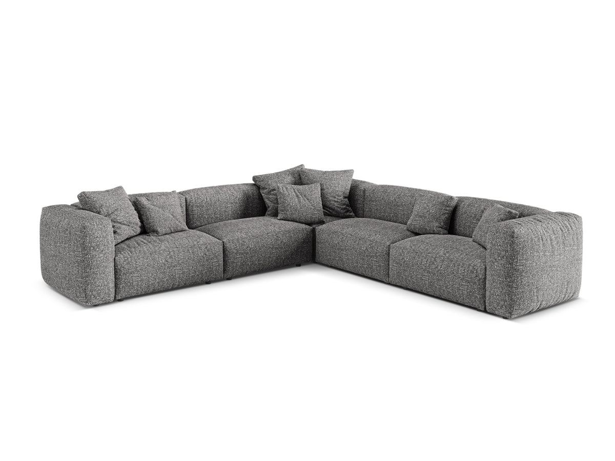 Divano Angolare Simmetrico Componibile XL Martina, 5 Posti, 316x316x75