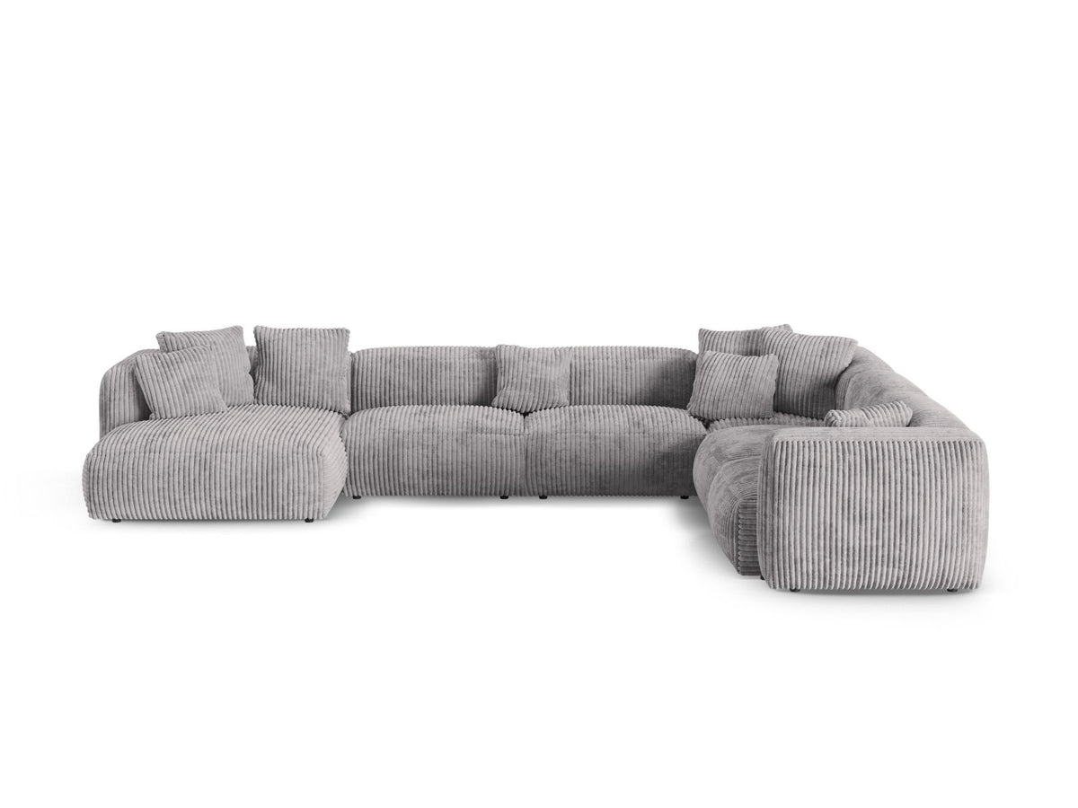 Divano Angolare Componibile XL Martina, 6 Posti, 330x420x75