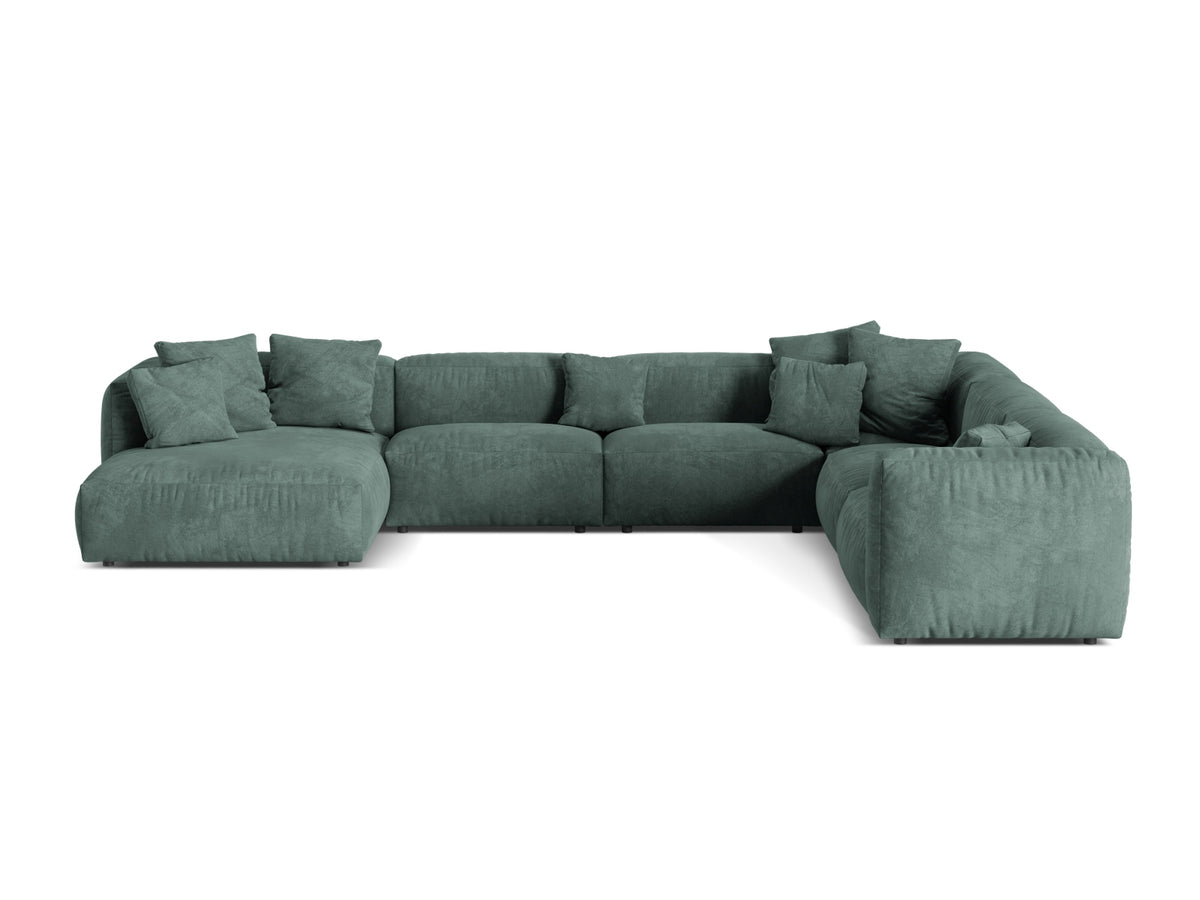 Divano Angolare Componibile XL Martina, 6 Posti, 316x406x75