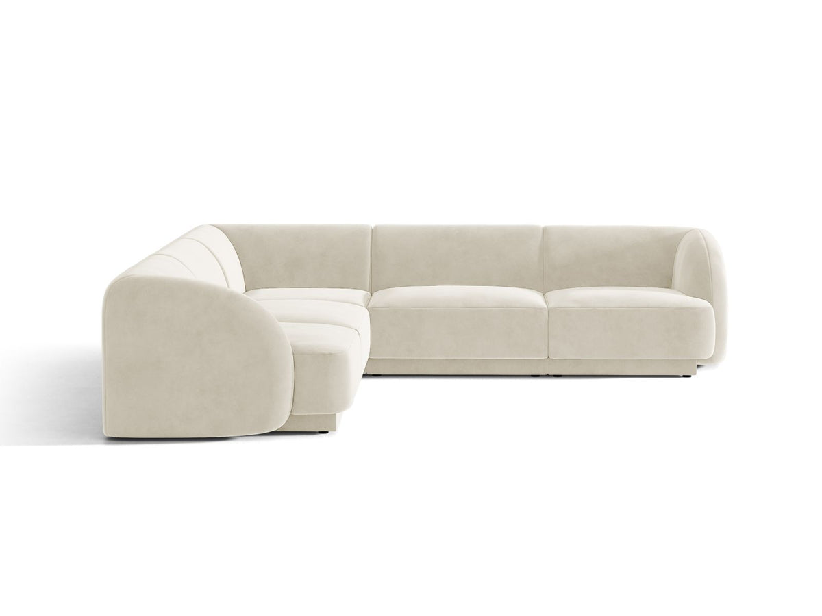 Divano Angolare Simmetrico Miley, 5 Posti, 255x255x70