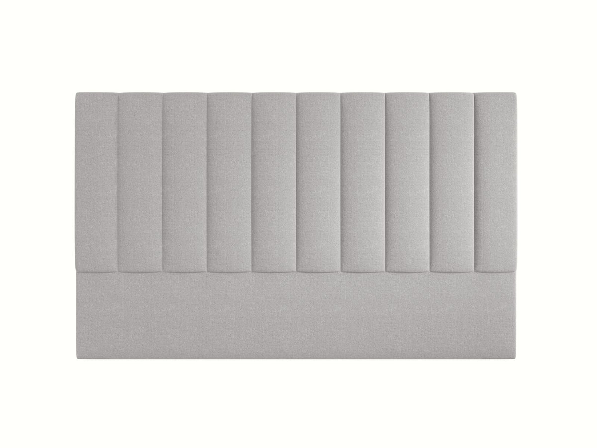 Testata del Letto, "Marl", 200x8x120 - Grigio Chiaro