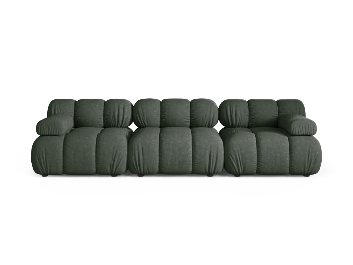 Divano Modulare, "Bellis", 3 Posti, 282x94x70 - Verde Muschio
