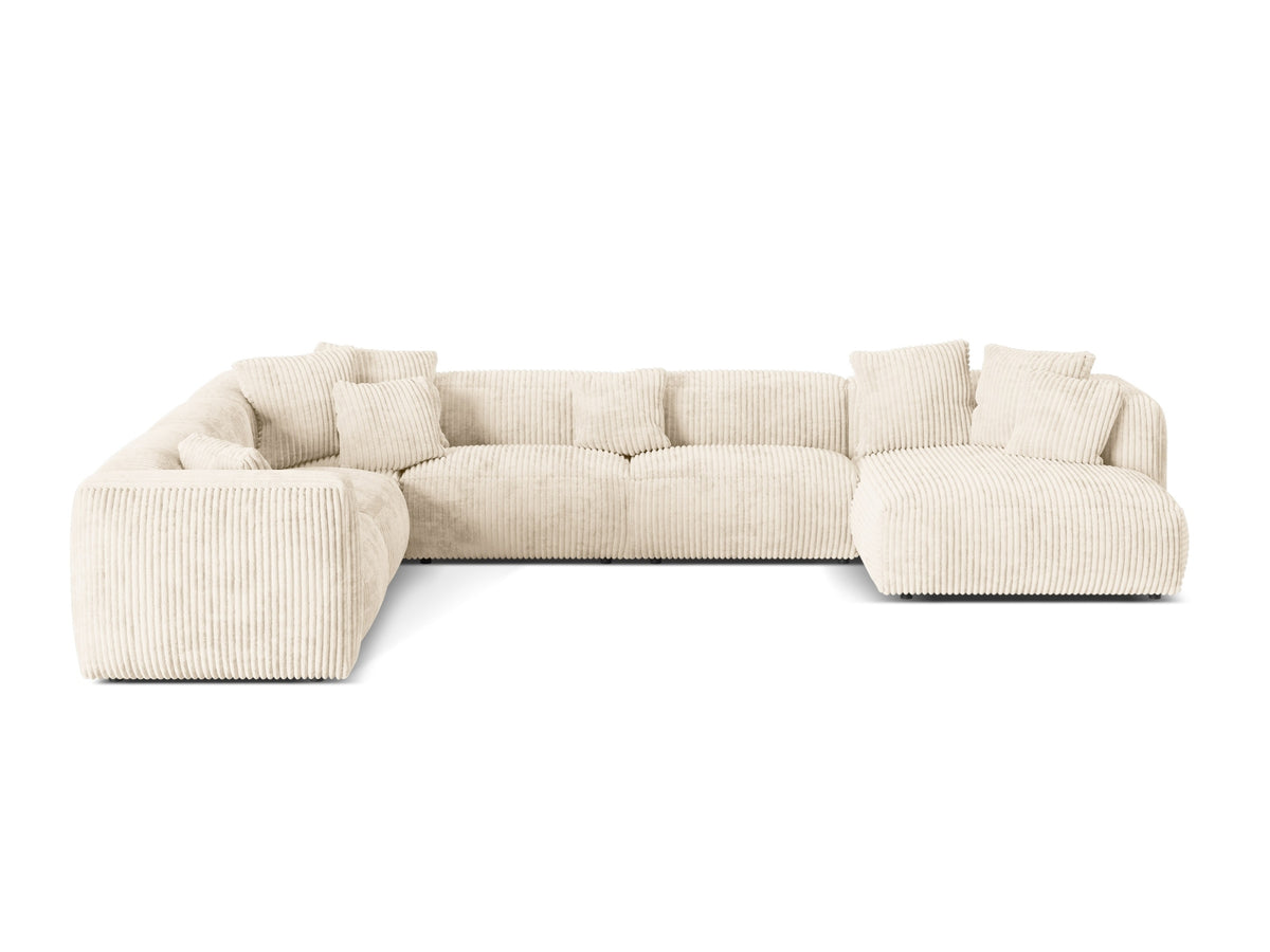 Divano Angolare Componibile XL Martina, 6 Posti, 316x406x75