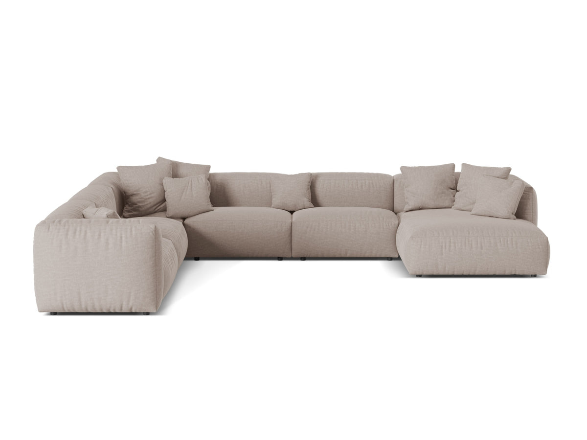 Divano Angolare Componibile XL Martina, 6 Posti, 316x406x75