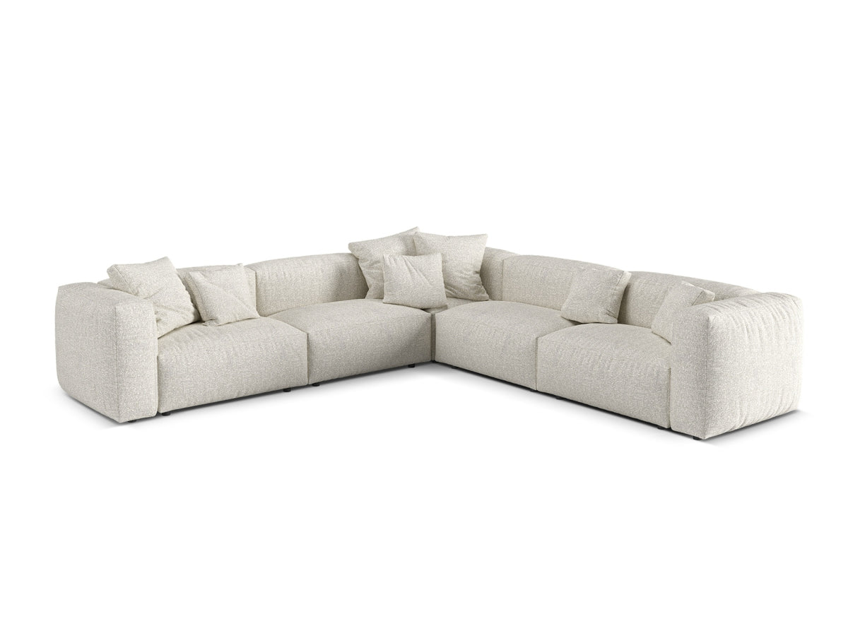 Divano Angolare Simmetrico Componibile XL Martina, 5 Posti, 316x316x75