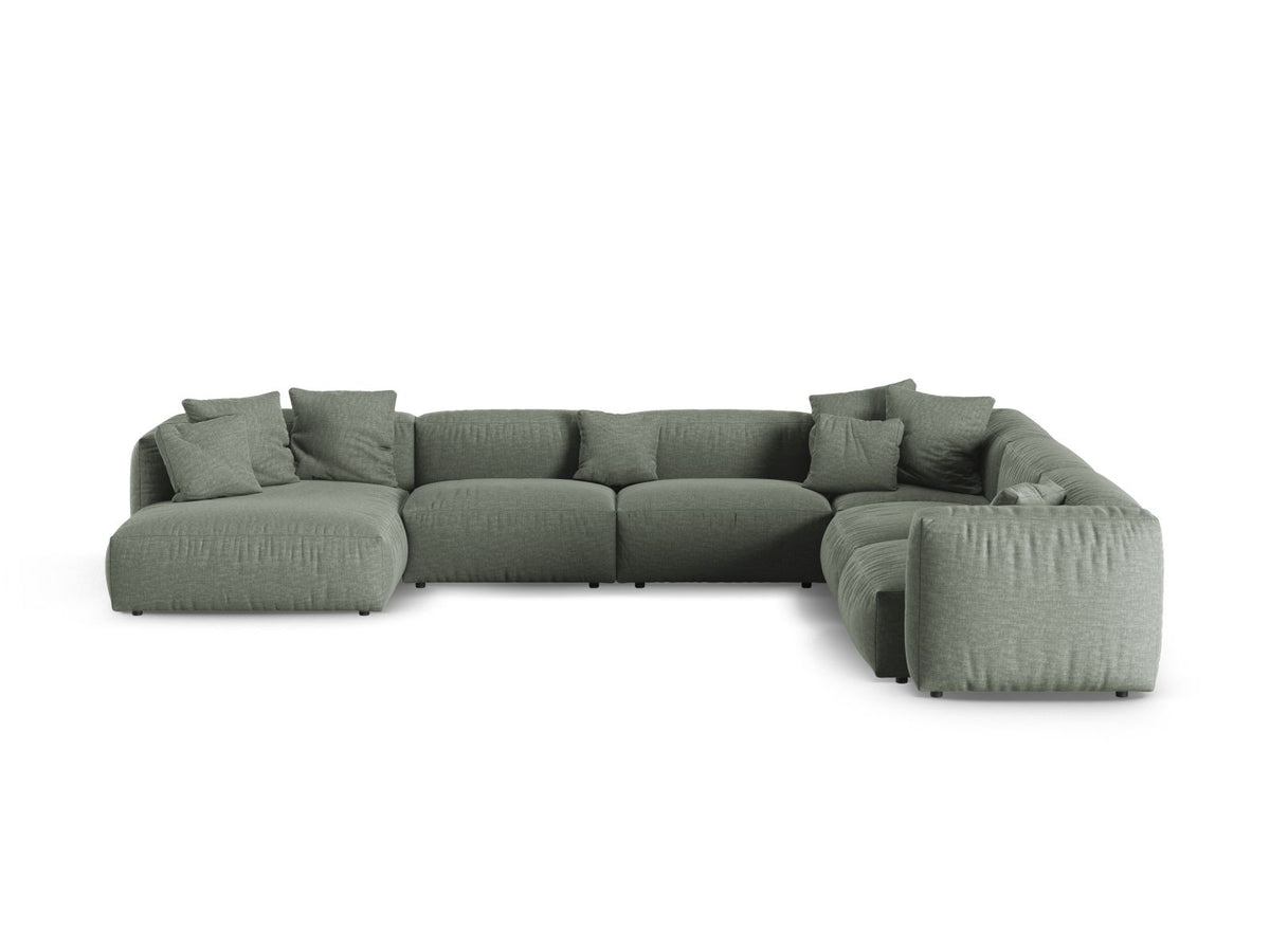 Divano Angolare Componibile XL Martina, 6 Posti, 330x420x75