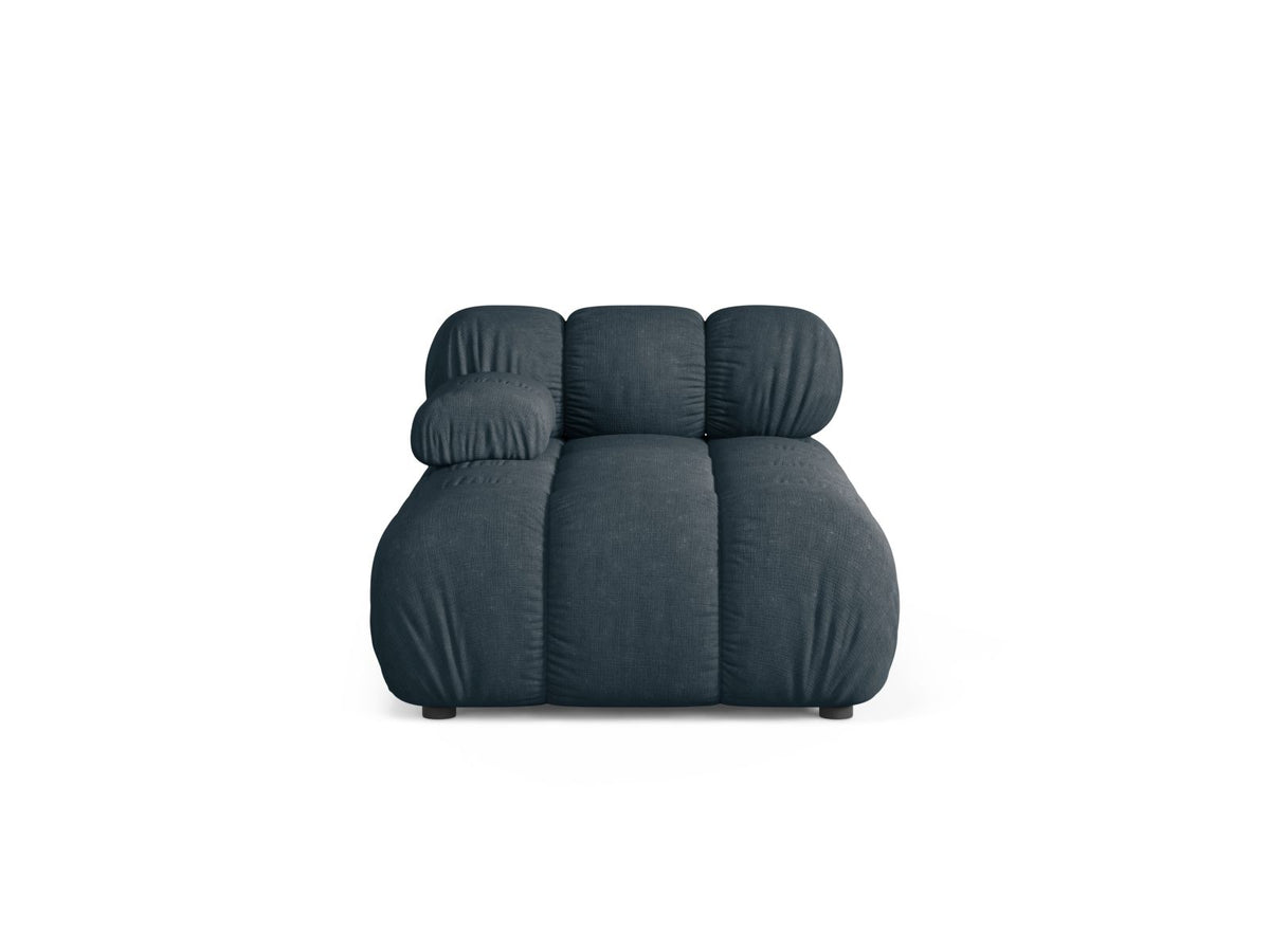 Chaise Longue Sinistra, "Bellis", 1 Posto, 155x94x70 - Petrolioio Profondo