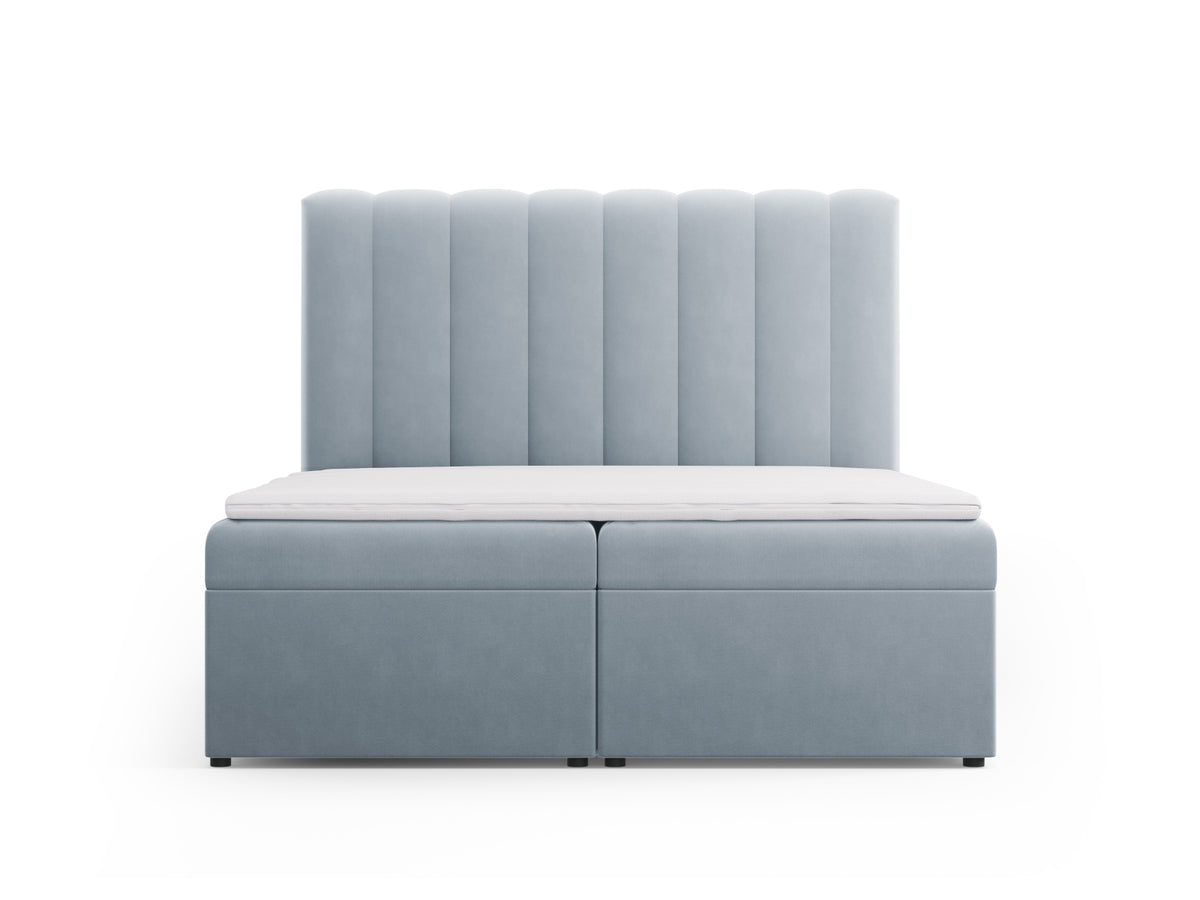 Letto: testiera + molle/materasso + coprimaterasso, "Kelp", 210x160x125