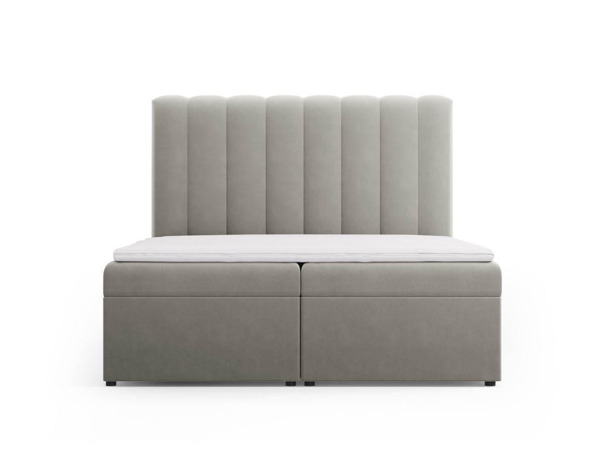 Letto: testiera + molle/materasso + coprimaterasso, "Kelp", 210x160x125