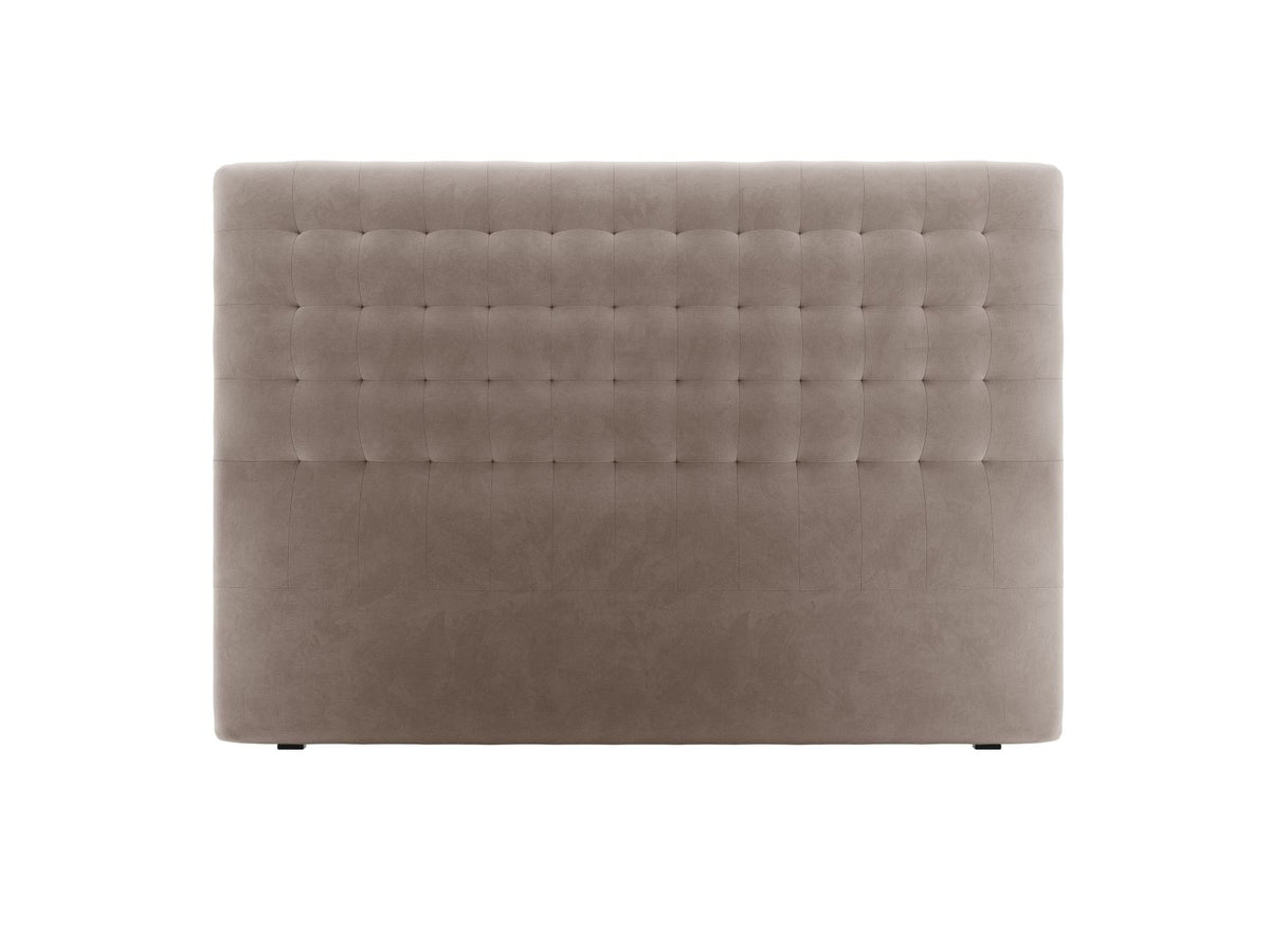Testiera Nova Alta 120 cm - Grigio Caldo 180x200
