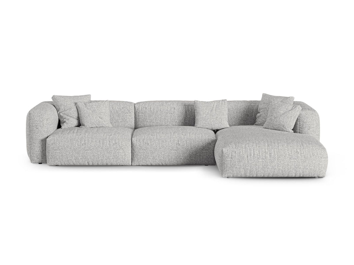 Divano Angolare Componibile XL Martina Seduta Profonda, 3 Posti, 176x330x75