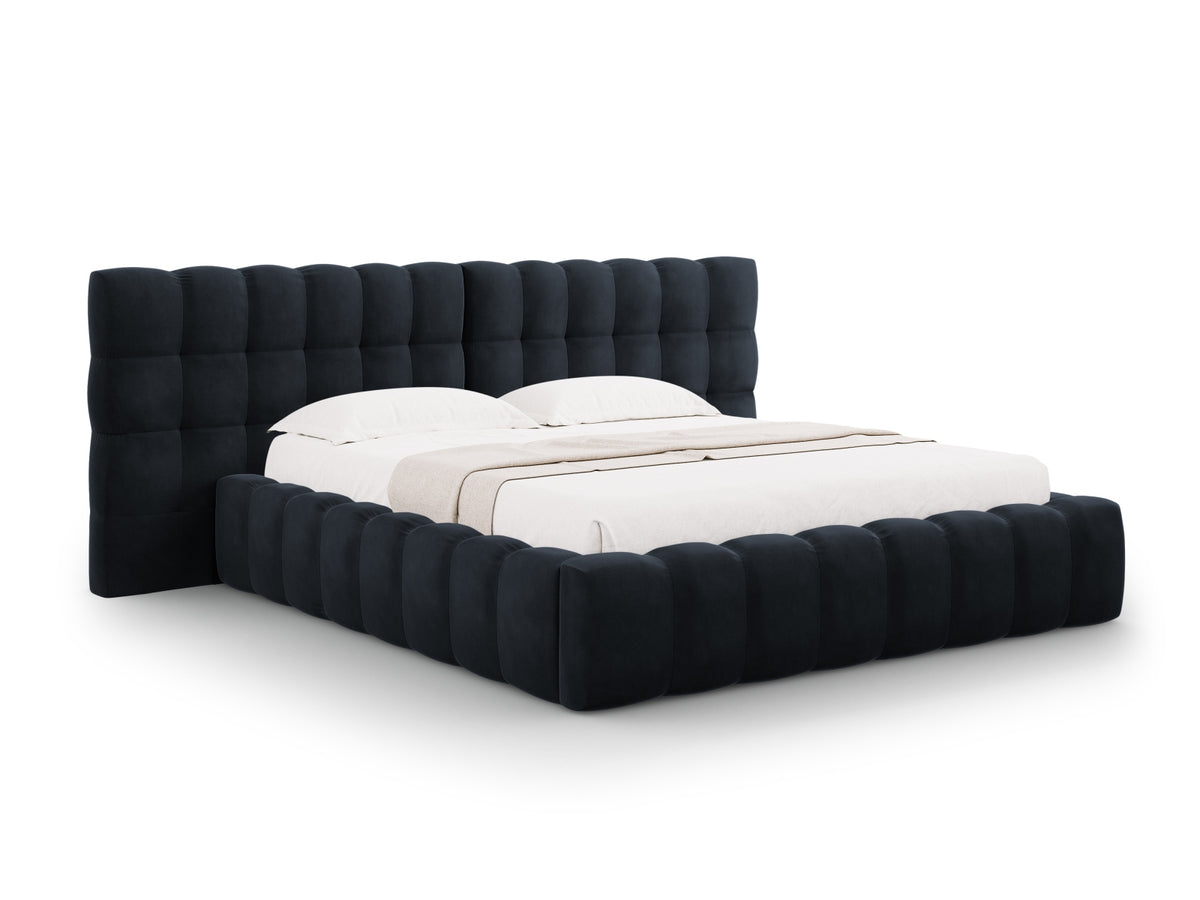 Letto contenitore con testiera doppia, "Mamaia", 230x300x100