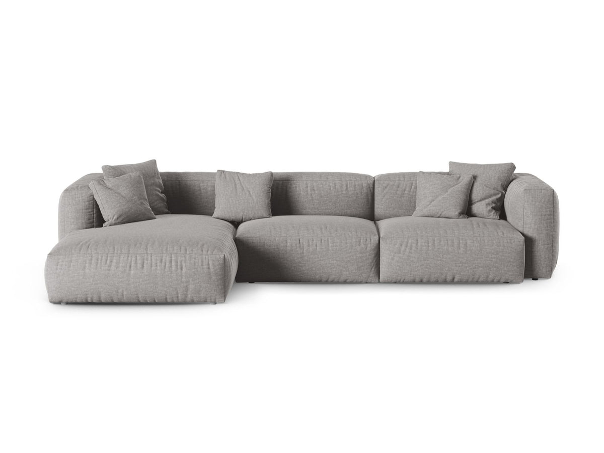 Divano Angolare Componibile XL Martina Seduta Profonda, 3 Posti, 176x330x75