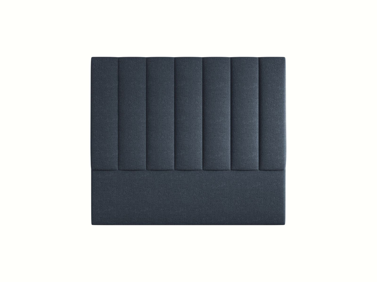 Testata del Letto, "Marl", 140x8x120 - Blu Navy